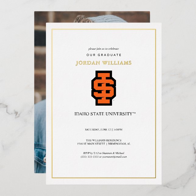 Idaho State University Official Logo Design (Front/Back)