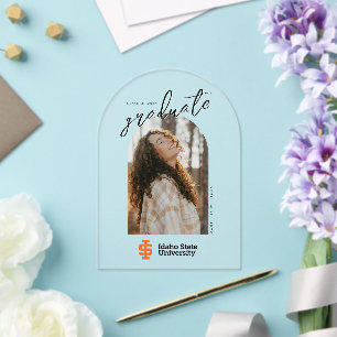 Idaho State University Official Logo Design Acrylic Invitations