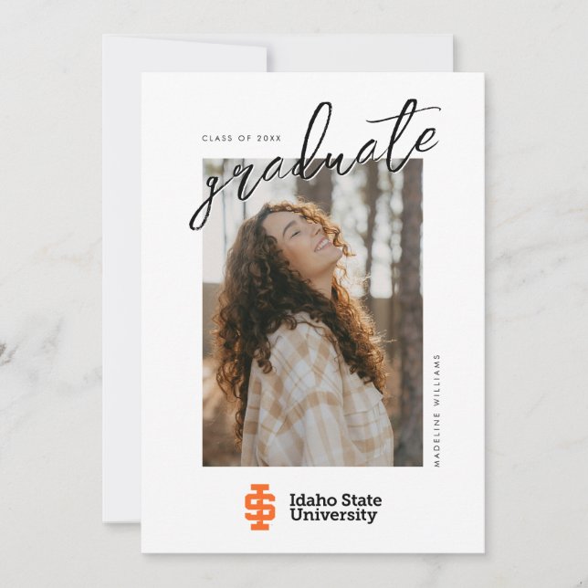 Idaho State University Official Logo Design Announcement (Front)