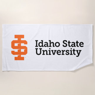 Idaho State University Official Logo Design Beach Towel