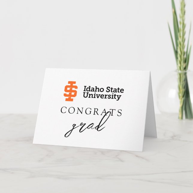 Idaho State University Official Logo Design Card (Front)