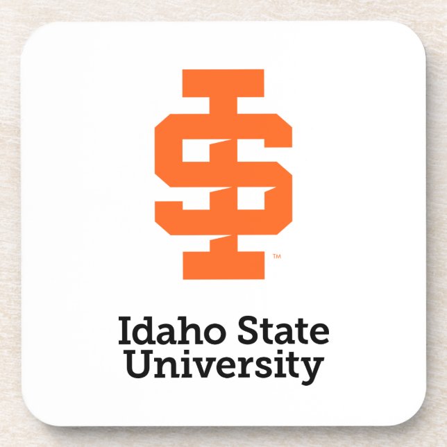 Idaho State University Official Logo Design Coaster (Front)