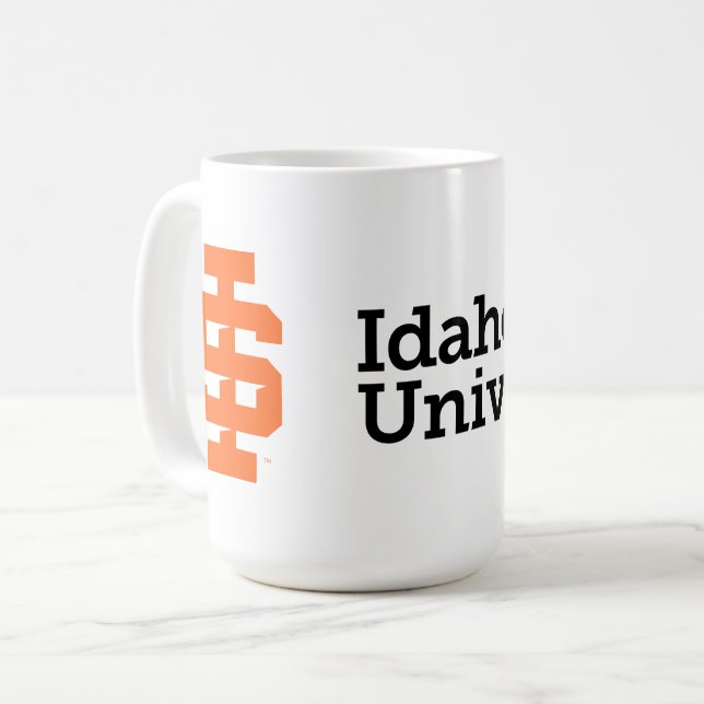 Idaho State University Official Logo Design Coffee Mug (Front Left)