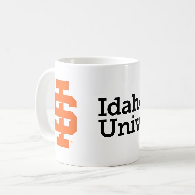 Idaho State University Official Logo Design Coffee Mug (Front Left)