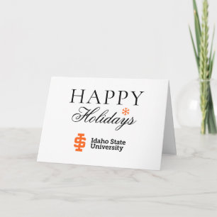 Idaho State University Official Logo Design Holiday Card