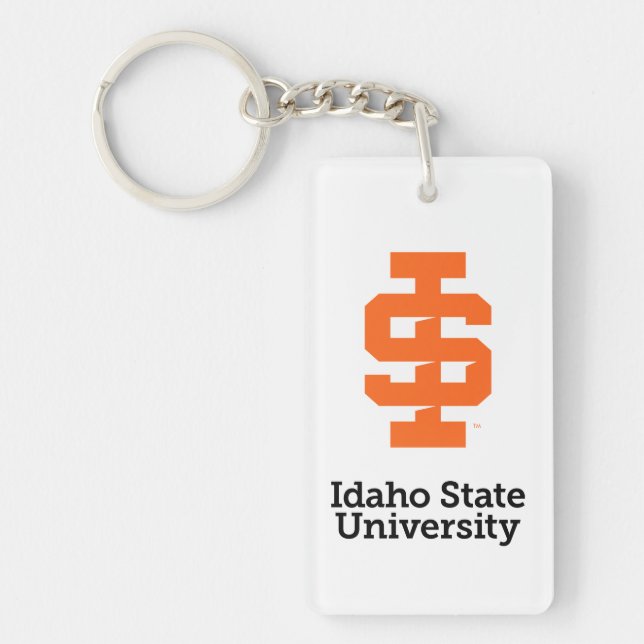 Idaho State University Official Logo Design Key Ring (Front)