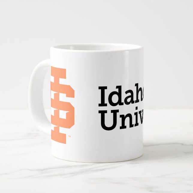 Idaho State University Official Logo Design Large Coffee Mug (Front Left)