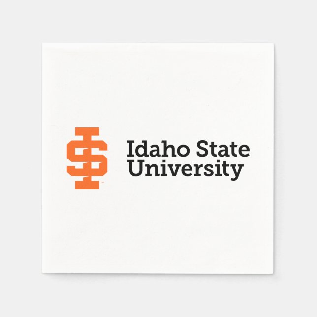 Idaho State University Official Logo Design Napkin (Front)