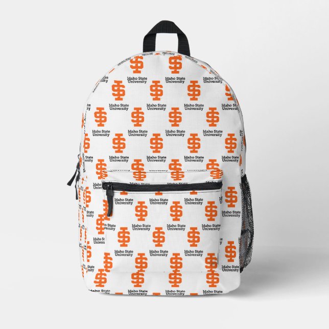 Idaho State University Official Logo Design Printed Backpack (Front)