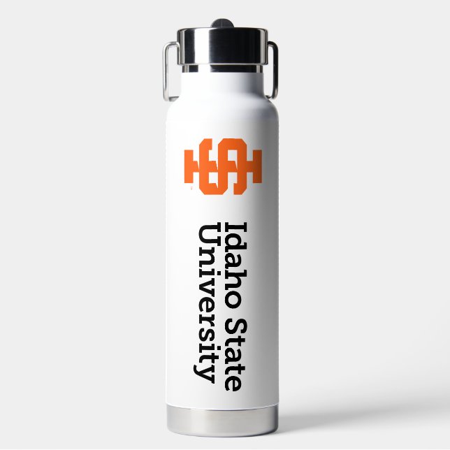 Idaho State University Official Logo Design Water Bottle (Front)