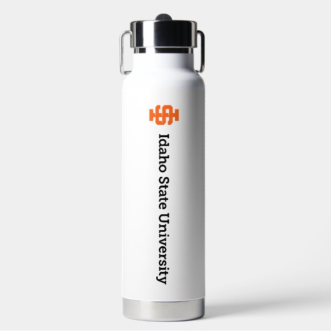Idaho State University Official Logo Design Water Bottle (Front)