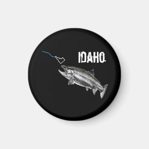 IDAHO STEELHEAD -HERE FISHY FISHY - STRIKING MAGNET