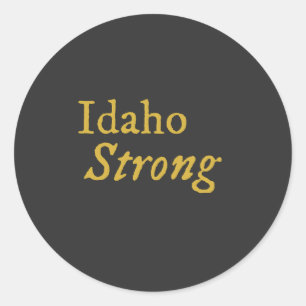 Idaho Strong Classic Round Sticker