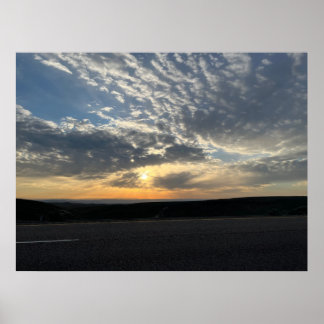 Idaho sunrise poster