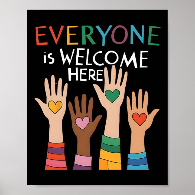 Idaho Teacher Everyone Is Welcome Here  Poster (Front)