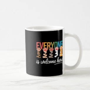 Idaho Teacher Shirt Everyone Is Welcome Here Pride Coffee Mug