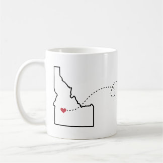 Idaho to Indiana - Heart2Heart Coffee Mug