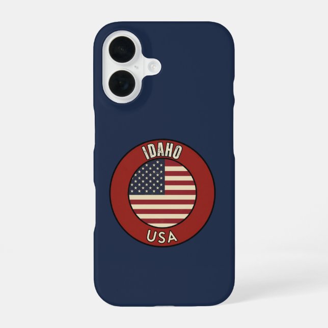 Idaho United States iPhone 16 Case (Back)