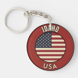 Idaho United States Key Ring