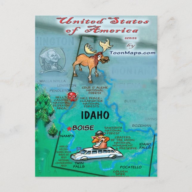 Idaho USA Card (Front)