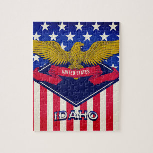Idaho USA Flag   Jigsaw Puzzle
