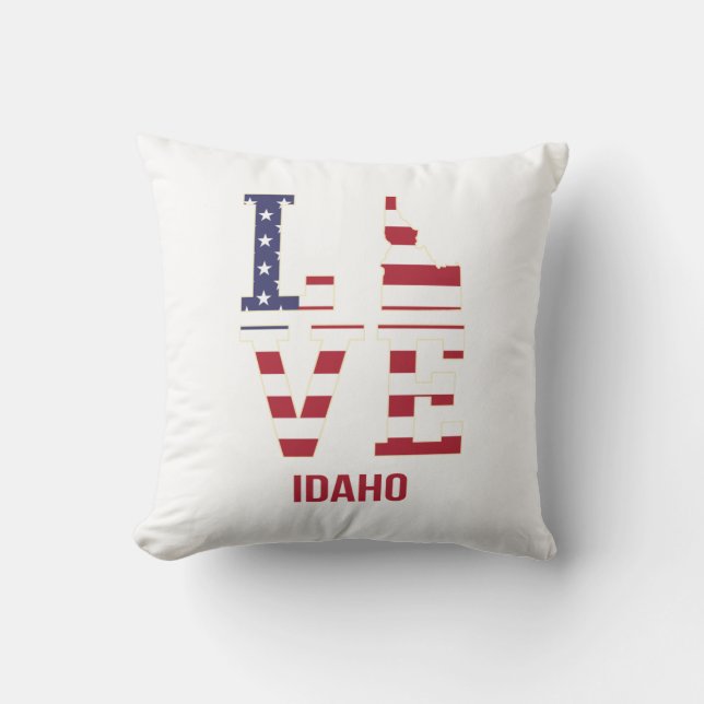 Idaho USA State Love Cushion (Front)