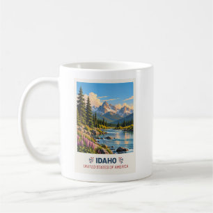 Idaho USA – Vintage Travel Mug