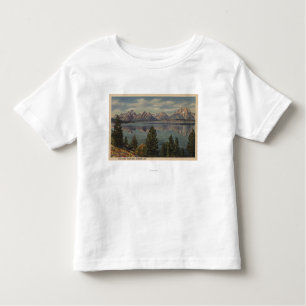 Idaho - View of the Teton Range & Jackson Lake Toddler T-Shirt