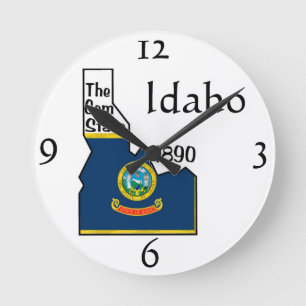 Idaho Wall Clock