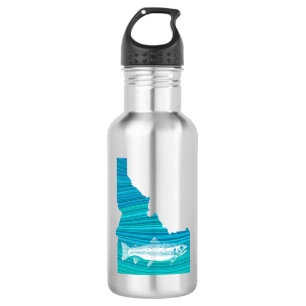 Idaho Wave Fishing 532 Ml Water Bottle
