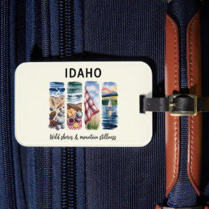 Idaho – Wild Shores & Mountain Stillness Luggage Tag