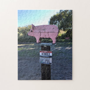 Idaho Wonder Pig, Funny Jigsaw Puzzle