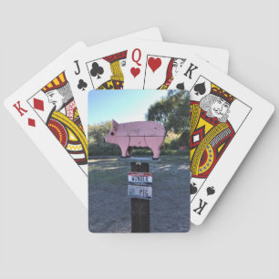 Idaho Wonder Pig, Funny Playing Cards