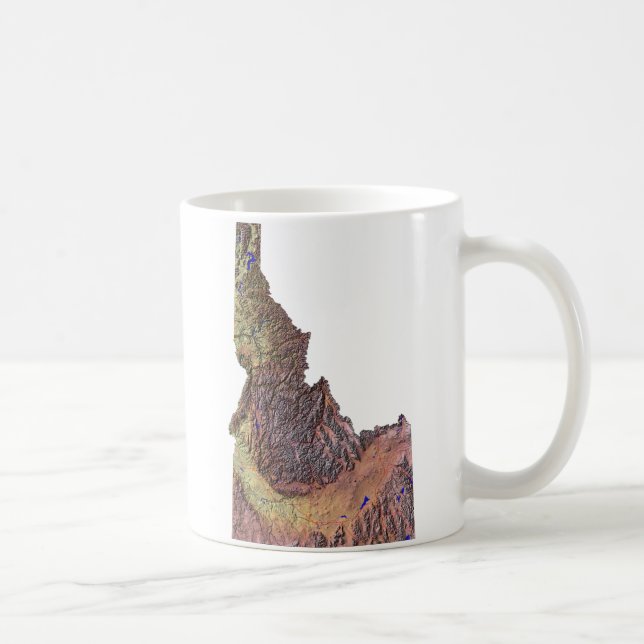 Idahoan Flag + Map Mug (Right)