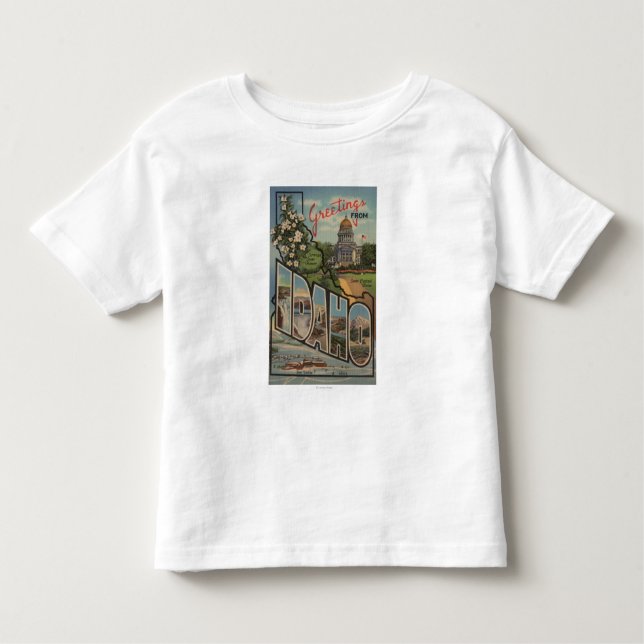 IdahoLarge Letter ScenesIdaho Toddler T-Shirt (Front)