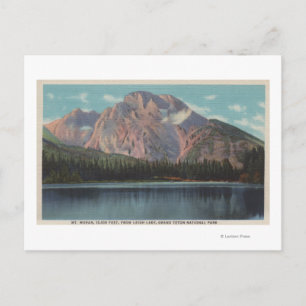 IdahoView of Mt. Moran from Leigh LakeIdaho Postcard