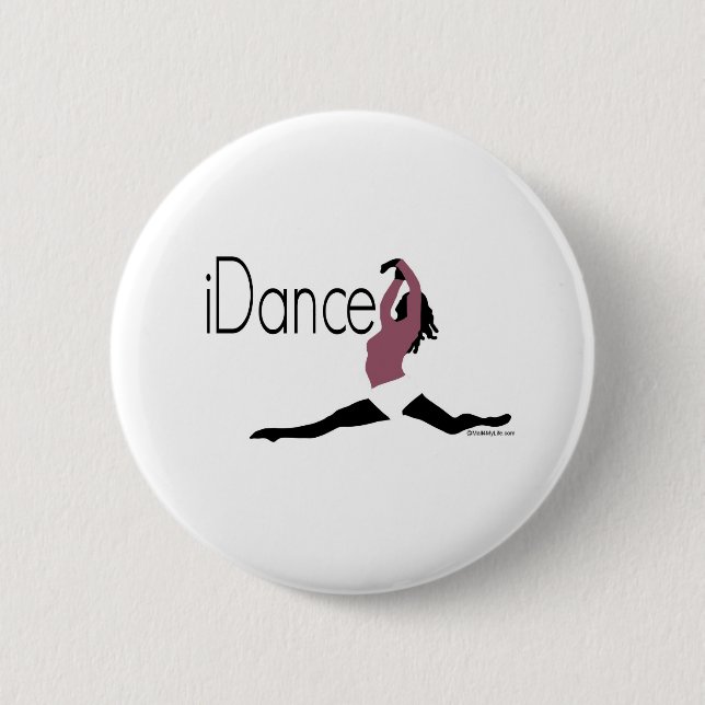 idance 6 cm round badge (Front)