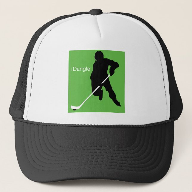 iDangle (Hockey) Trucker Hat (Front)
