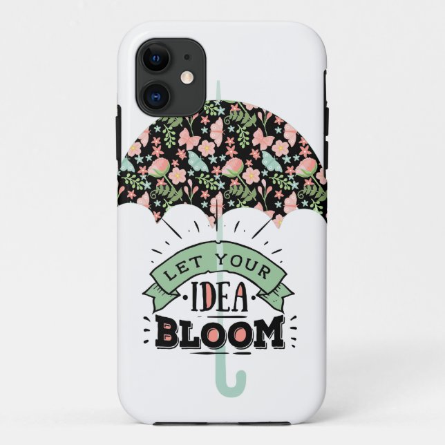 Idea Bloom Umbrella Case-Mate iPhone Case (Back)