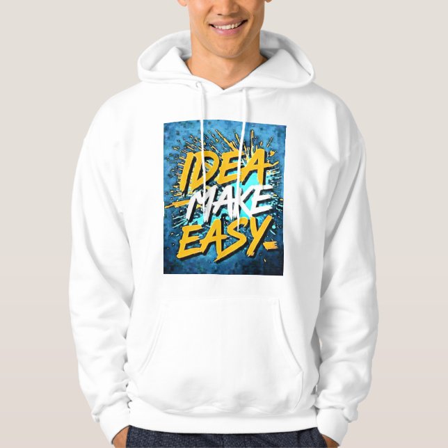IDEA MAKE EASY HOODIE (Front)