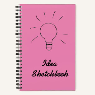 Idea Pink Sketchbook Notebook