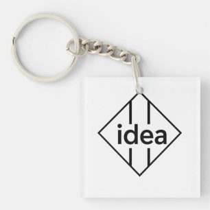 IDEA Typography Design Key Ring
