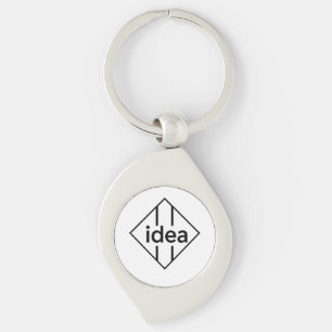 IDEA Typography Design Key Ring
