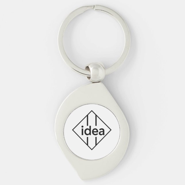 IDEA Typography Design Key Ring (Front)