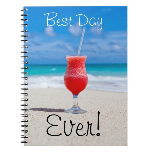 Ideal Beach Vacation Notebook (Front)