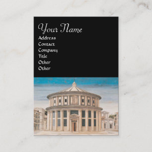 IDEAL CITY,black Business Card