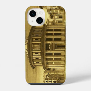 IDEAL CITY Renaissance Architect ,Gold Yellow iPhone Case