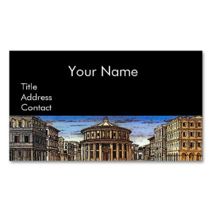 IDEAL CITY,Renaissance Architecture Magnetic Business Card