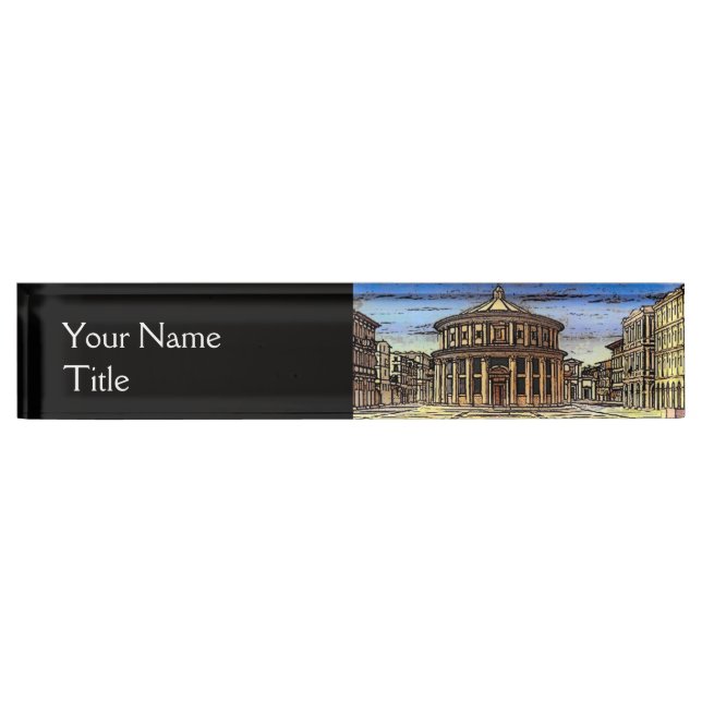 IDEAL CITY,Renaissance Architecture Nameplate (Front)