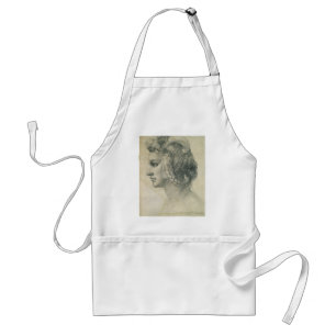 Ideal Head of a Woman by Michelangelo Standard Apron